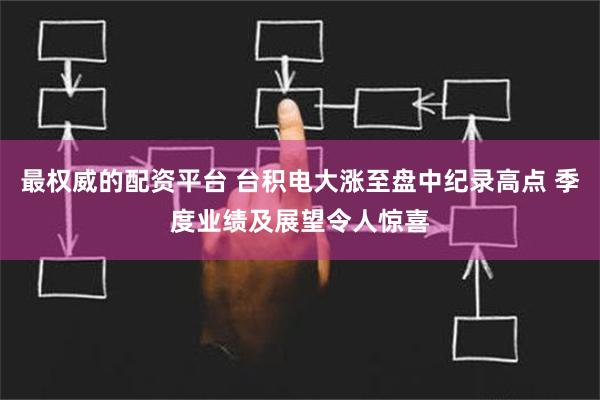 最权威的配资平台 台积电大涨至盘中纪录高点 季度业绩及展望令人惊喜